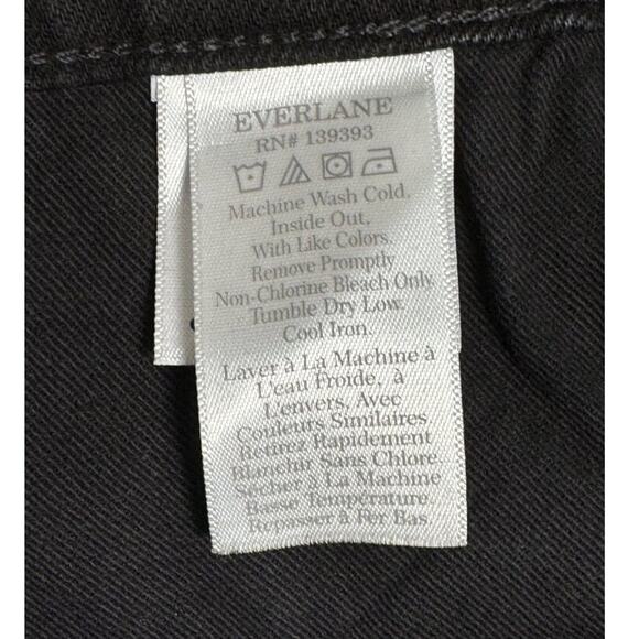 NWT Everlane The Original Cheeky Crop Jean in Coal Black Size 25 - Picture 11 of 14